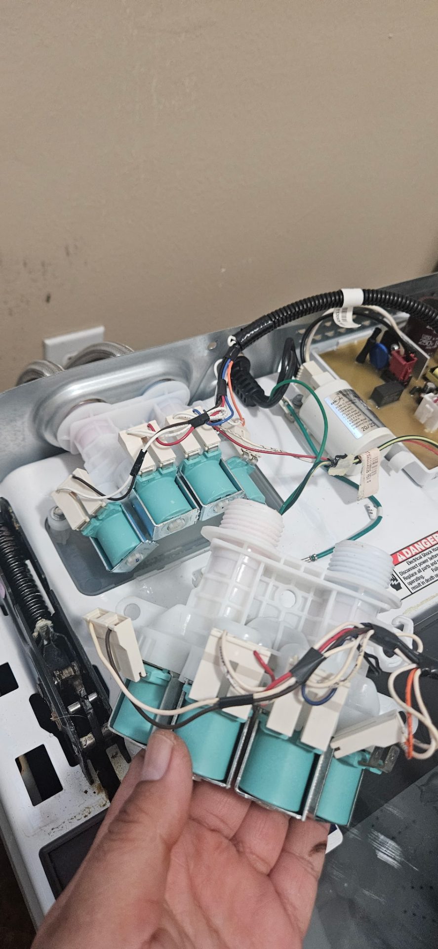 Maytag Washer water valve replacement